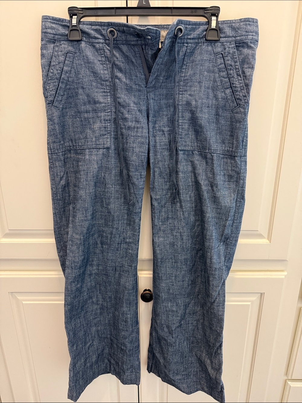 Banana Republic Blue Chambray Jogger Pants